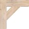 Ekena Millwork Traditional Block Smooth Bracket, Douglas Fir, 3 1/2"W x 16"D x 16"H BKT04X16X16TRA05SDF - alternate 2